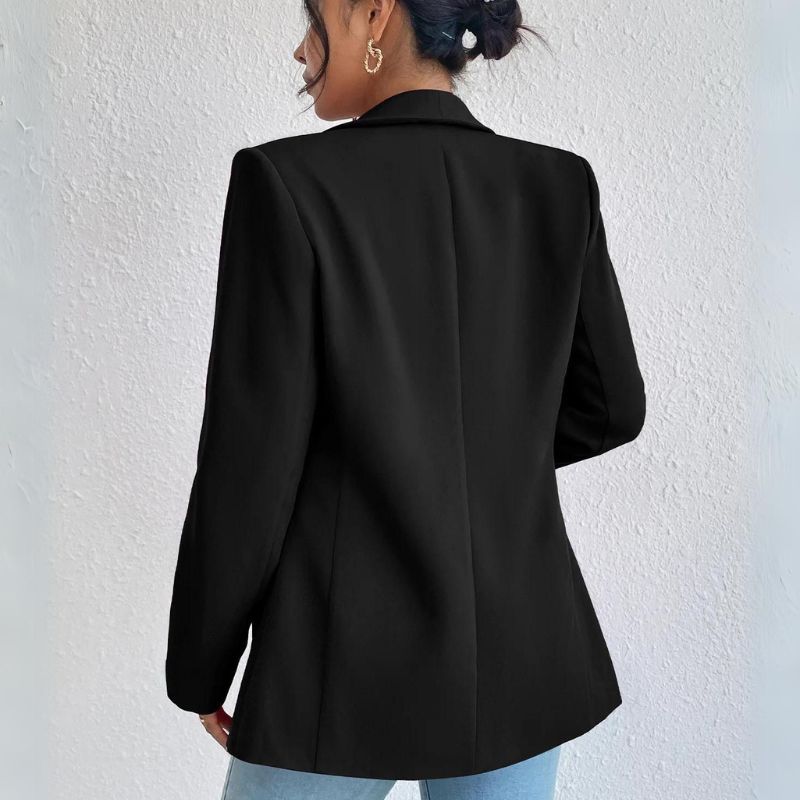 Blazer Feminino Alfaiataria Casual Longo Modern Laís