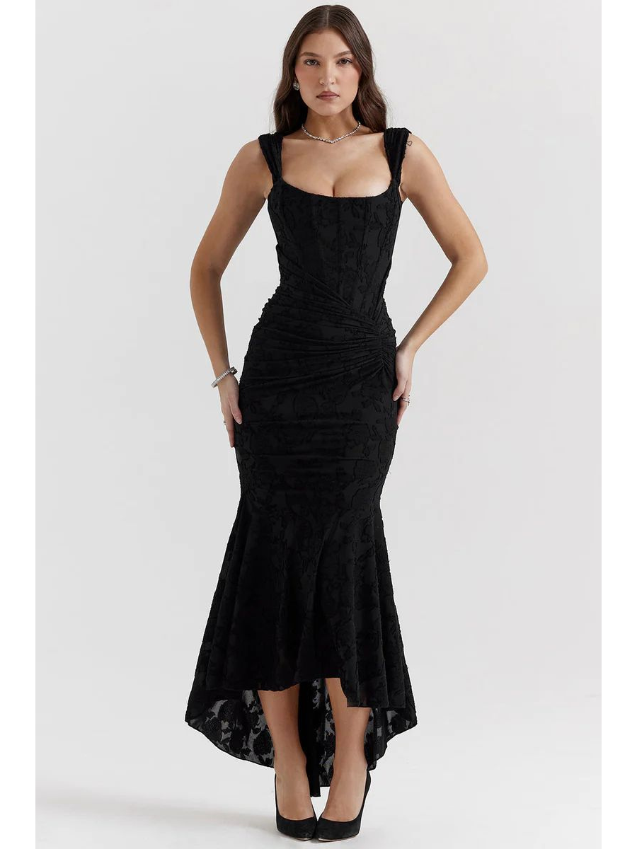 Vestido Longo Modelador Corselet Modern Jasmine com Empina Bumbum - GOLDEN ERA