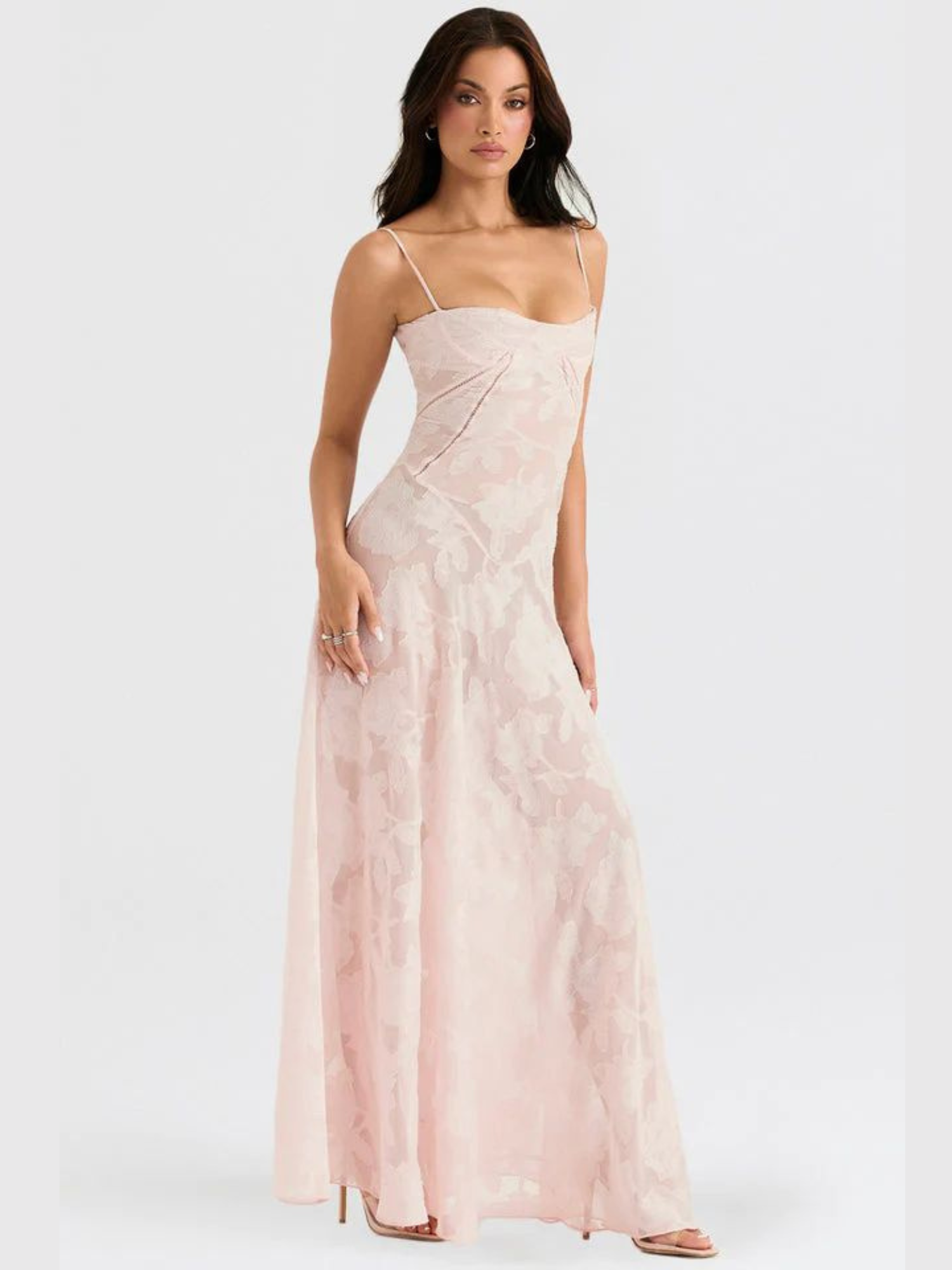 Vestido Longo Modelador com Amarrações Corselet Modern Selena - GOLDEN ERA