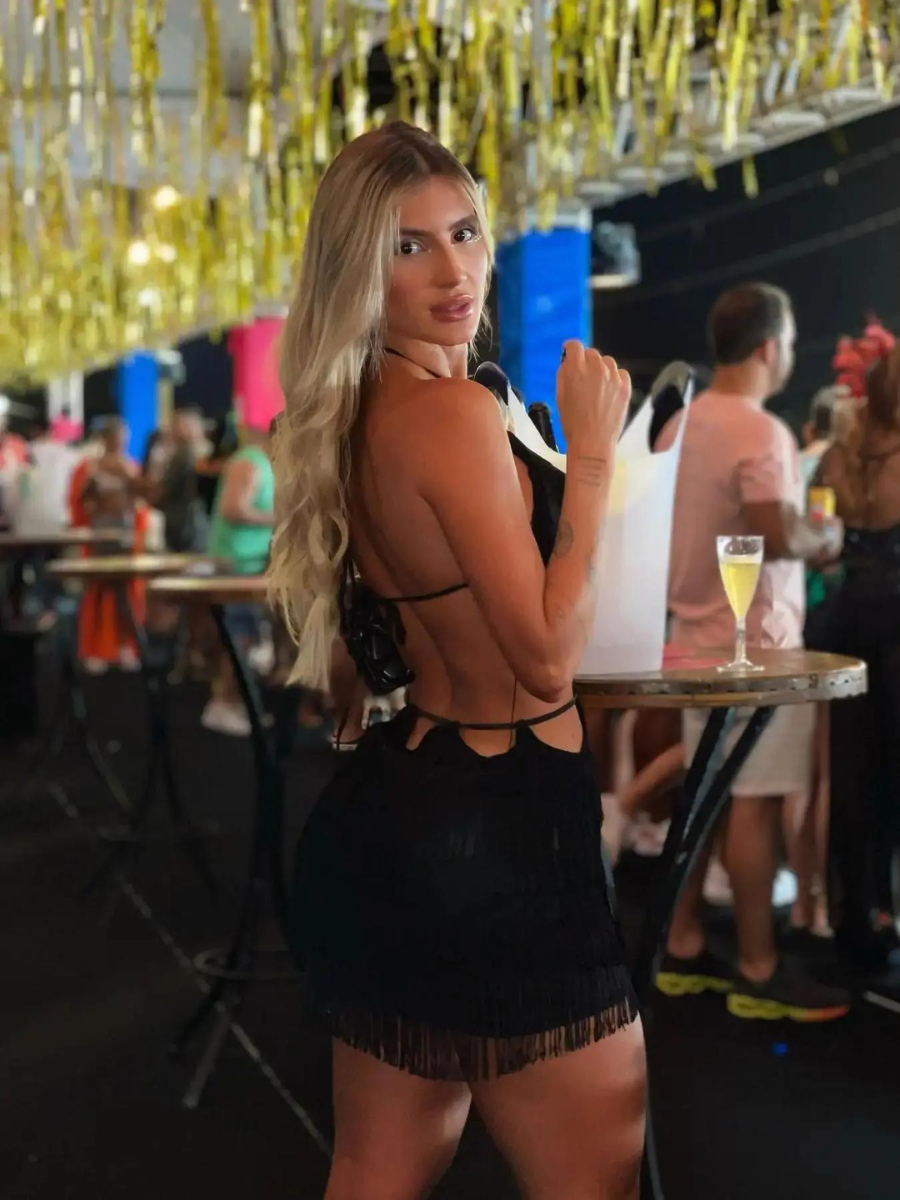 Vestido com Franjas e Amarrações Modern Pandora