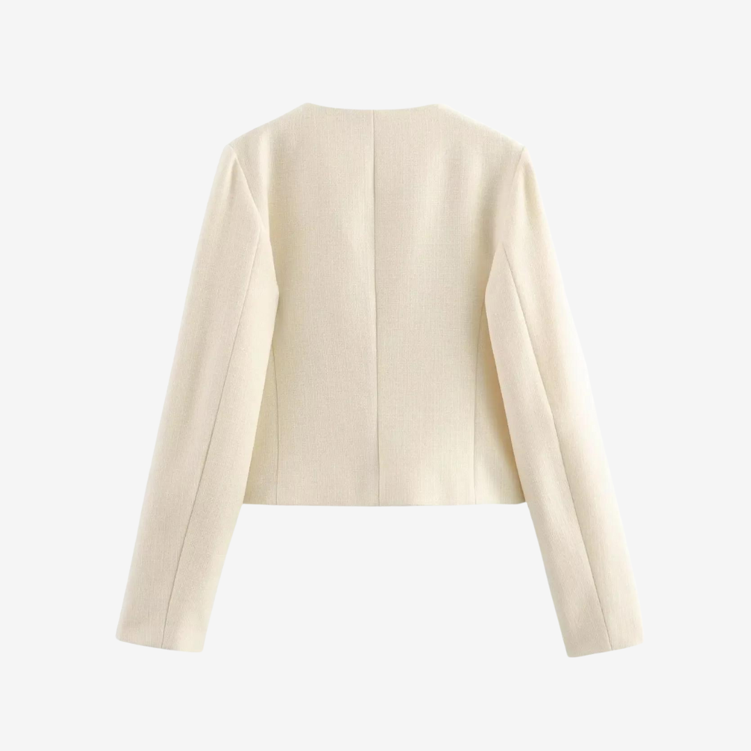 Casaco Feminino com Bolsos Modern Michele