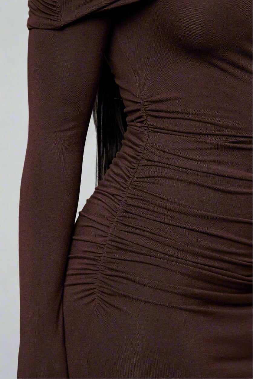 Vestido Longo Justo Modern Shelon