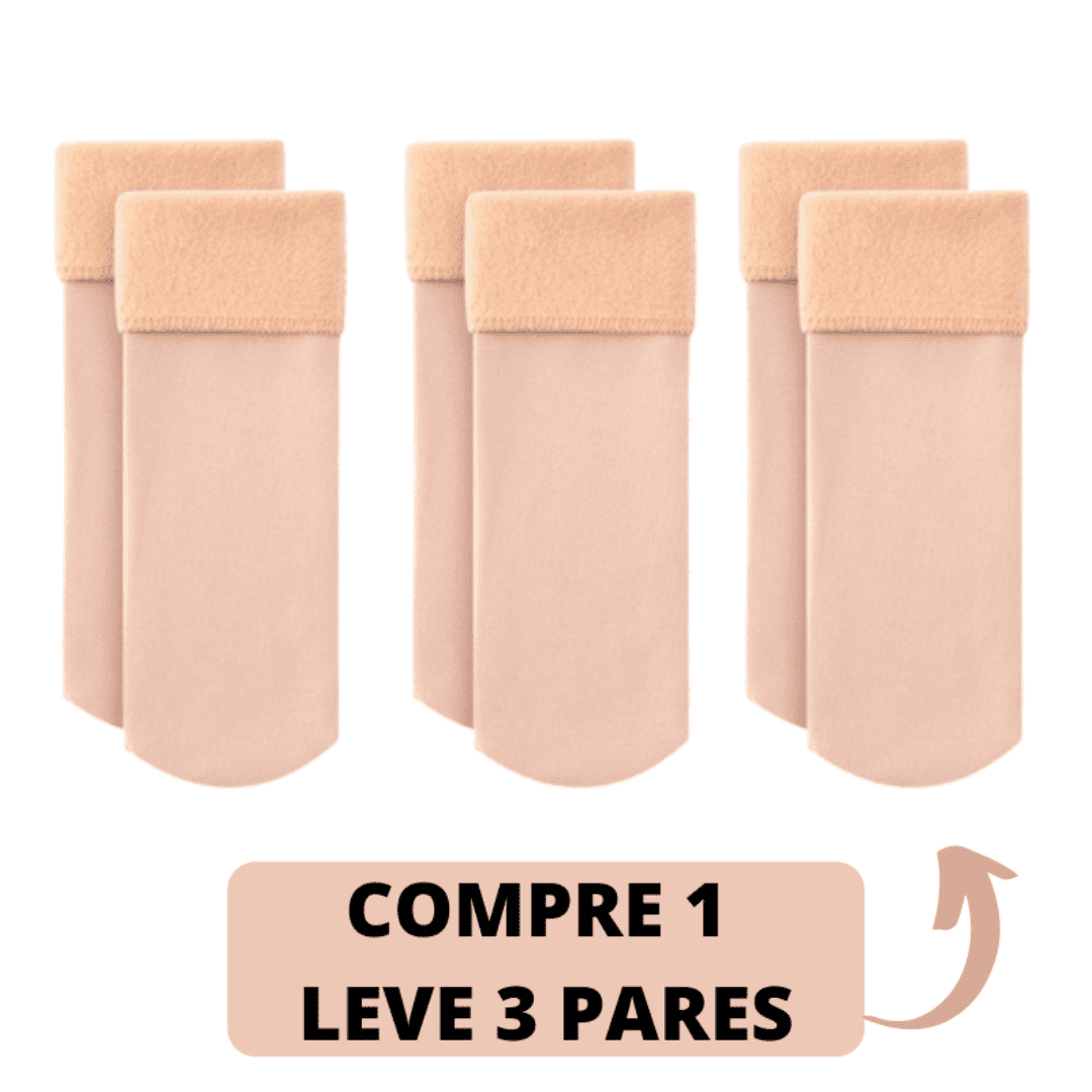 Meia Térmica Aveludada Ultraconfort COMPRE 1 LEVE 3