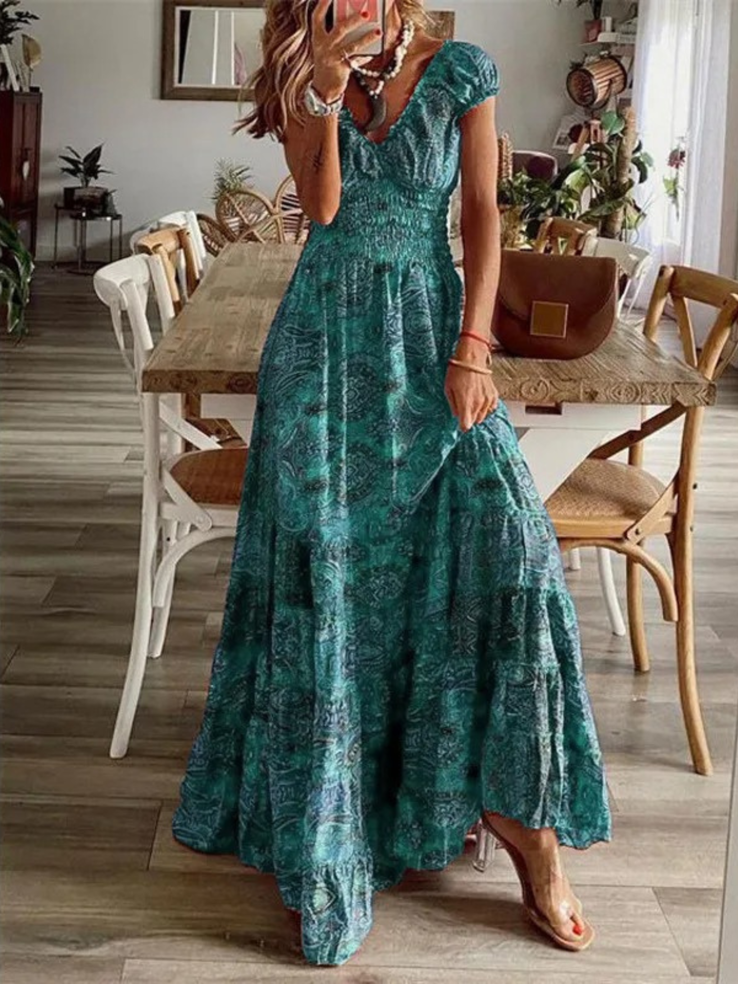Vestido Longo Vestido Estilo Vintage Vestido Vintage Maxi Com