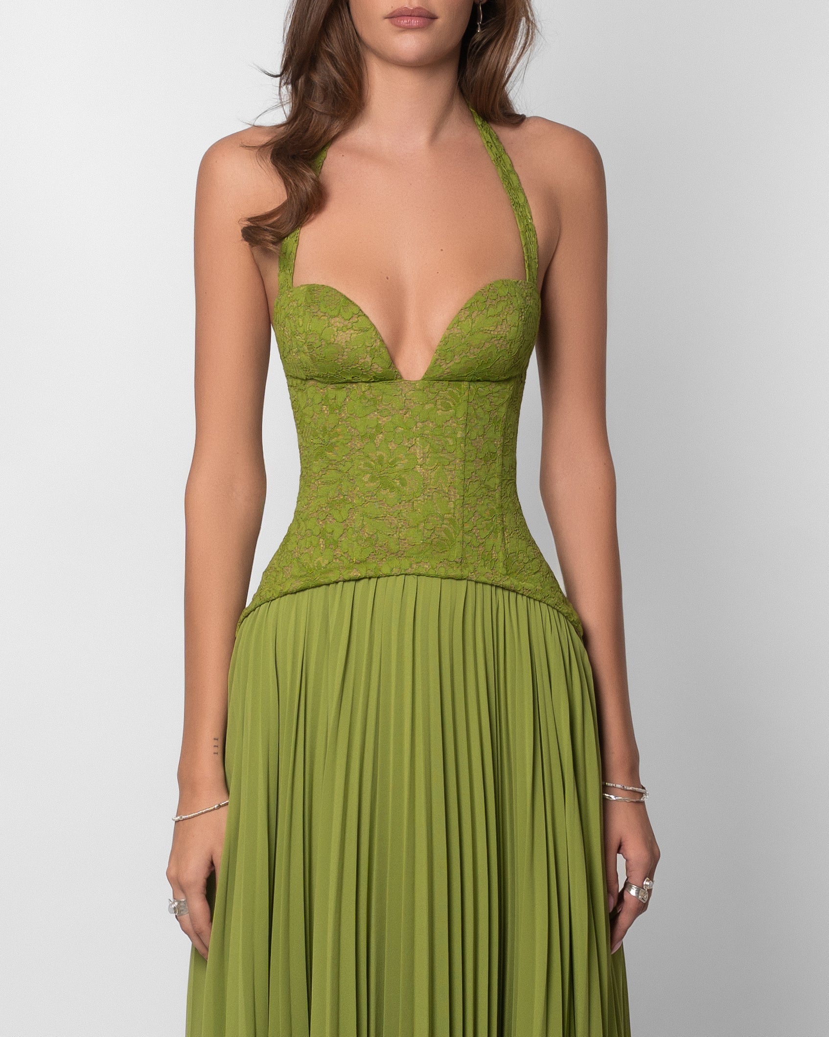 Vestido Longo Efeito Corselet Modern Jasmynne