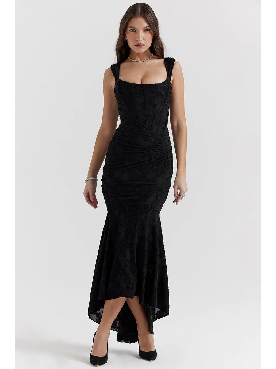 Vestido Longo Modelador Corselet Modern Jasmine com Empina Bumbum - GOLDEN ERA