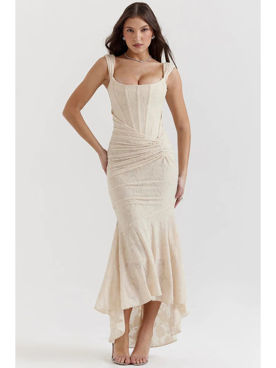 Vestido Longo Modelador Corselet Modern Jasmine com Empina Bumbum - GOLDEN ERA