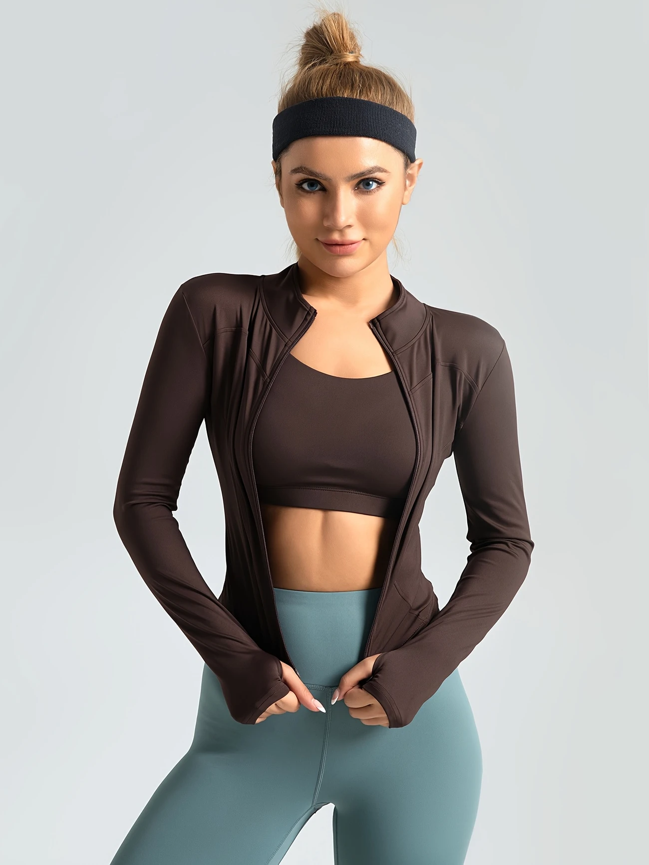 Jaqueta Esportiva de Alta Elasticidade Modern Beatrice