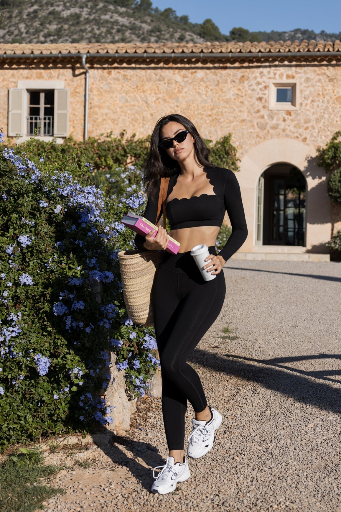 Top Cropped Manga Longa Nuvem - CLOUD GYM