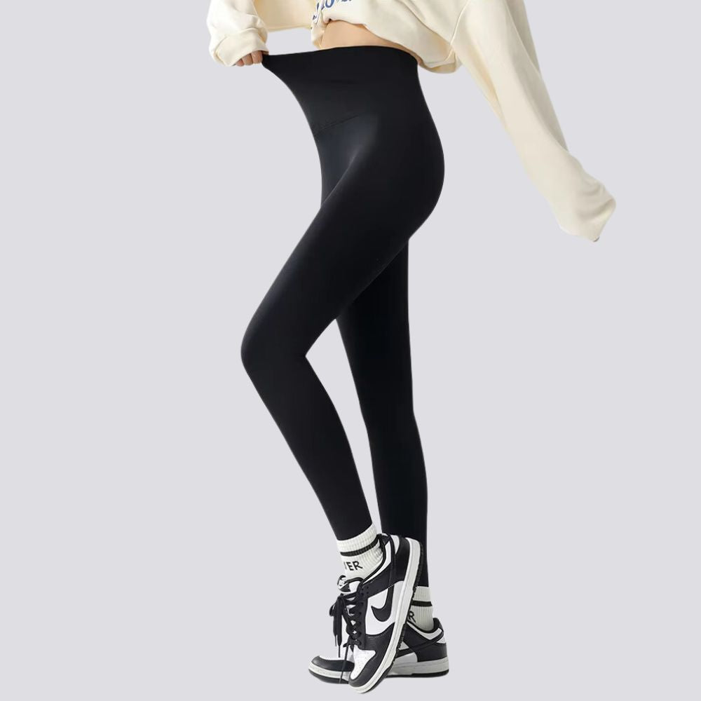 Calça Legging Cós Alto Térmica Forrada de Inverno Modern Kalles