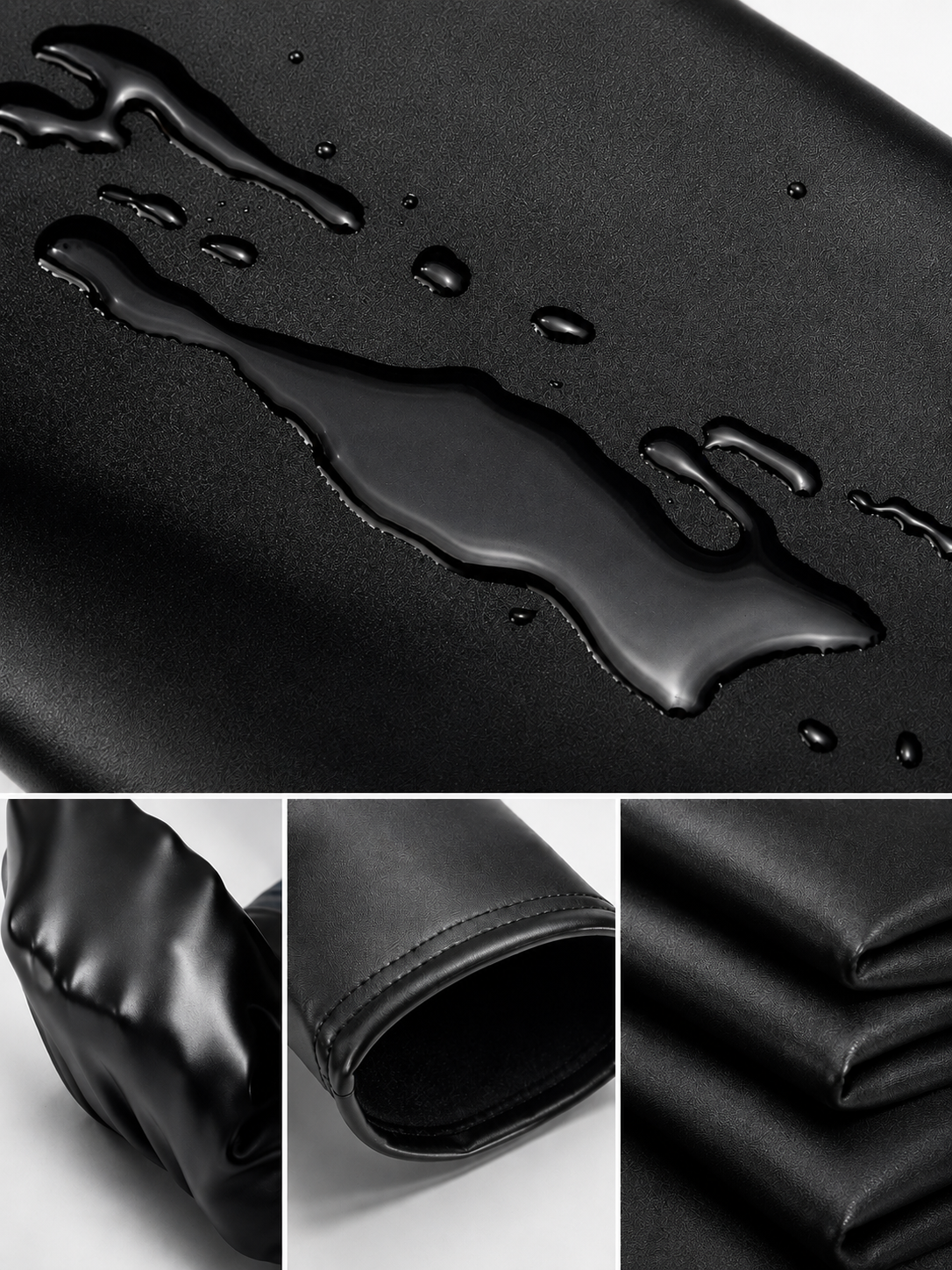 Calça Feminina Modeladora de Couro Peluciada Black