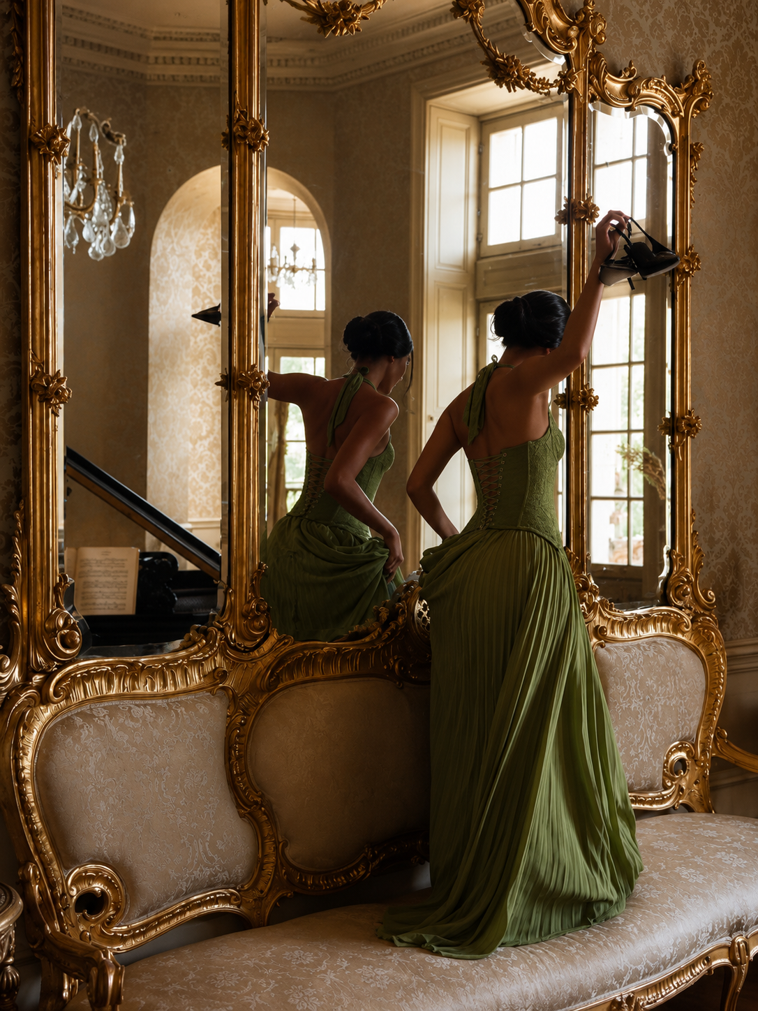 Vestido Longo Efeito Corselet Modern Jasmynne