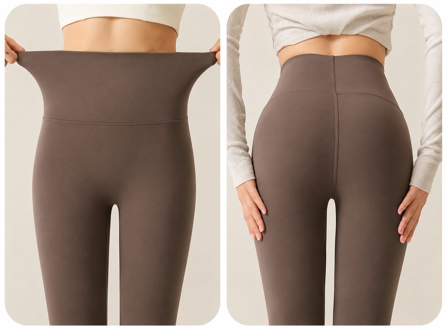 Calça Legging Térmica Feminina Flanelada Premium Cós Alto Alta Elasticidade