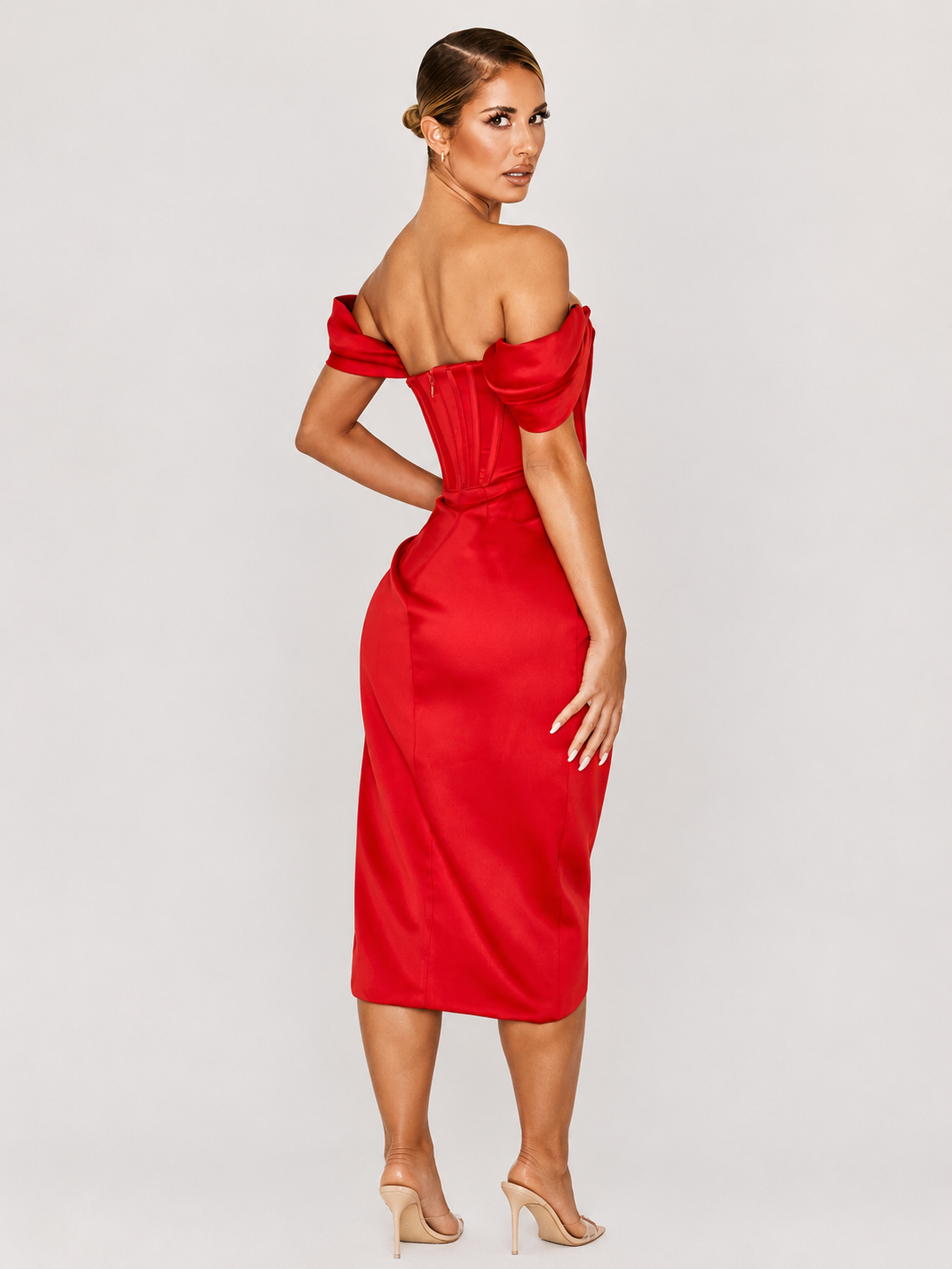 Vestido Midi Corset Estruturado Modern Victória