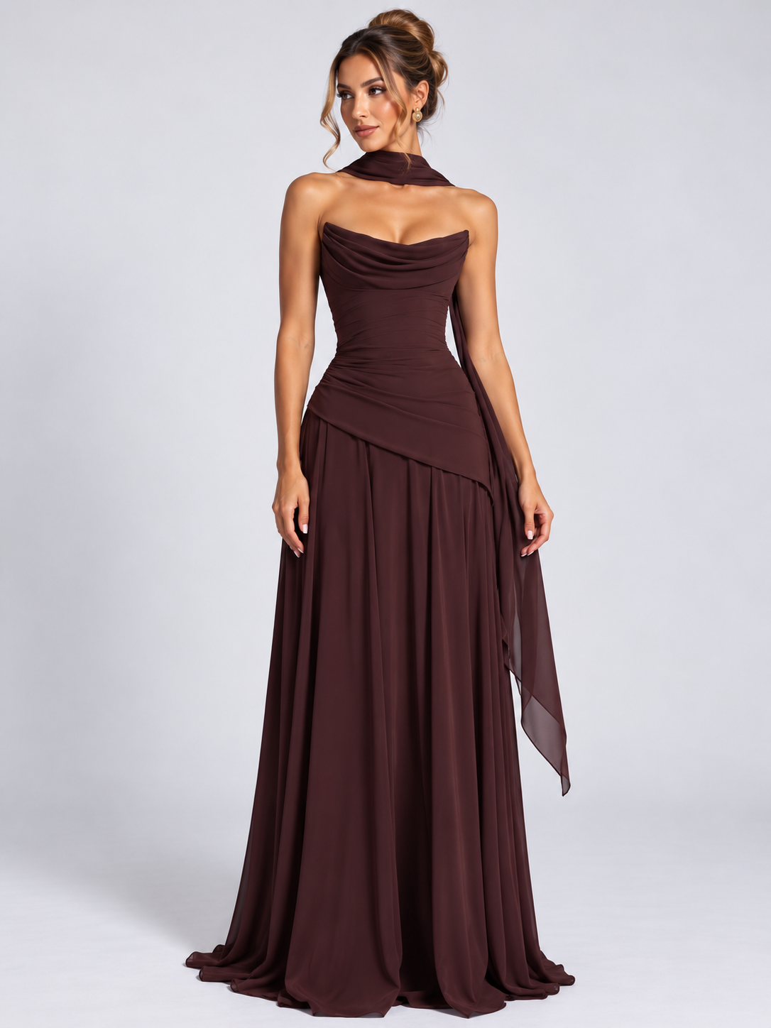 Vestido Longo Bustier Modern Leticia