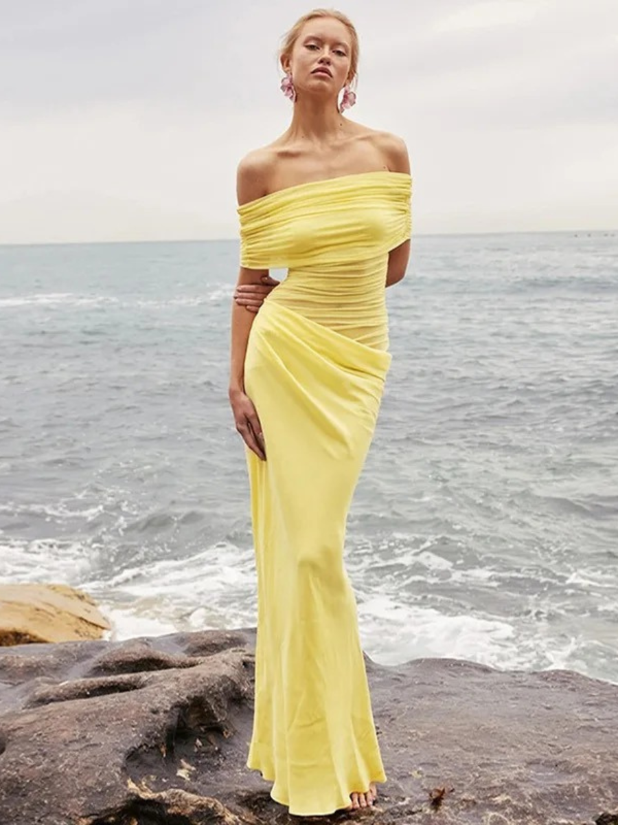 Vestido Longo Ombro a Ombro Modern Briella