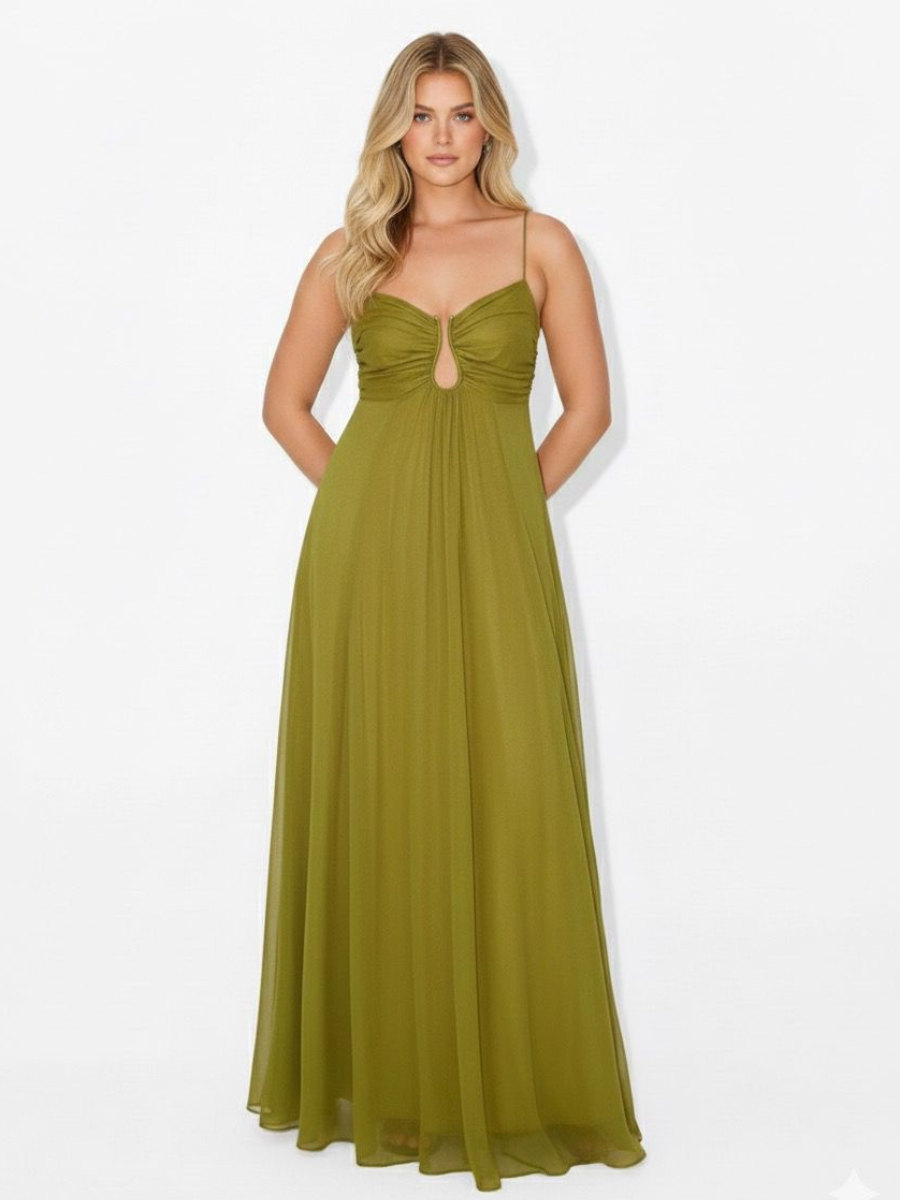 Vestido Longo de Alcinha Modern Oliva