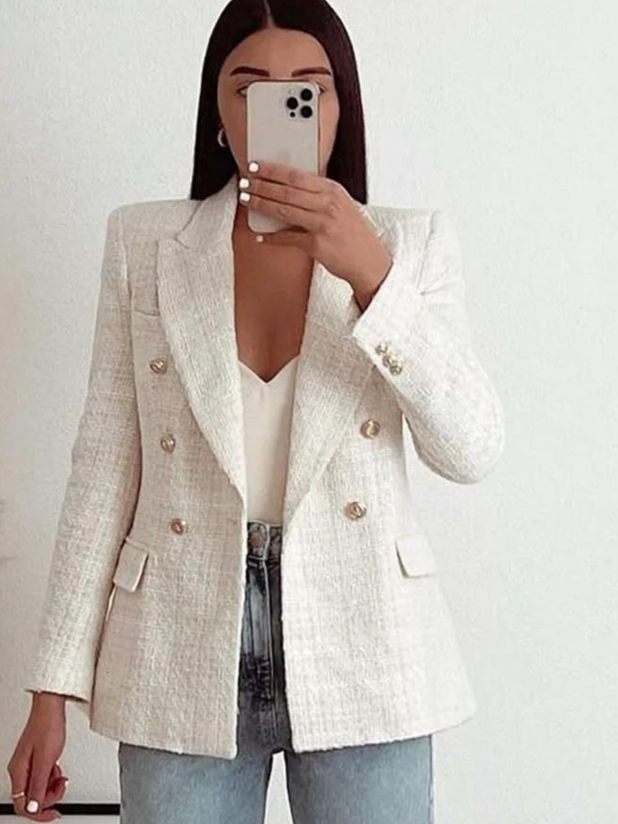 Blazer Feminino Tecido Duplo Modern Traf