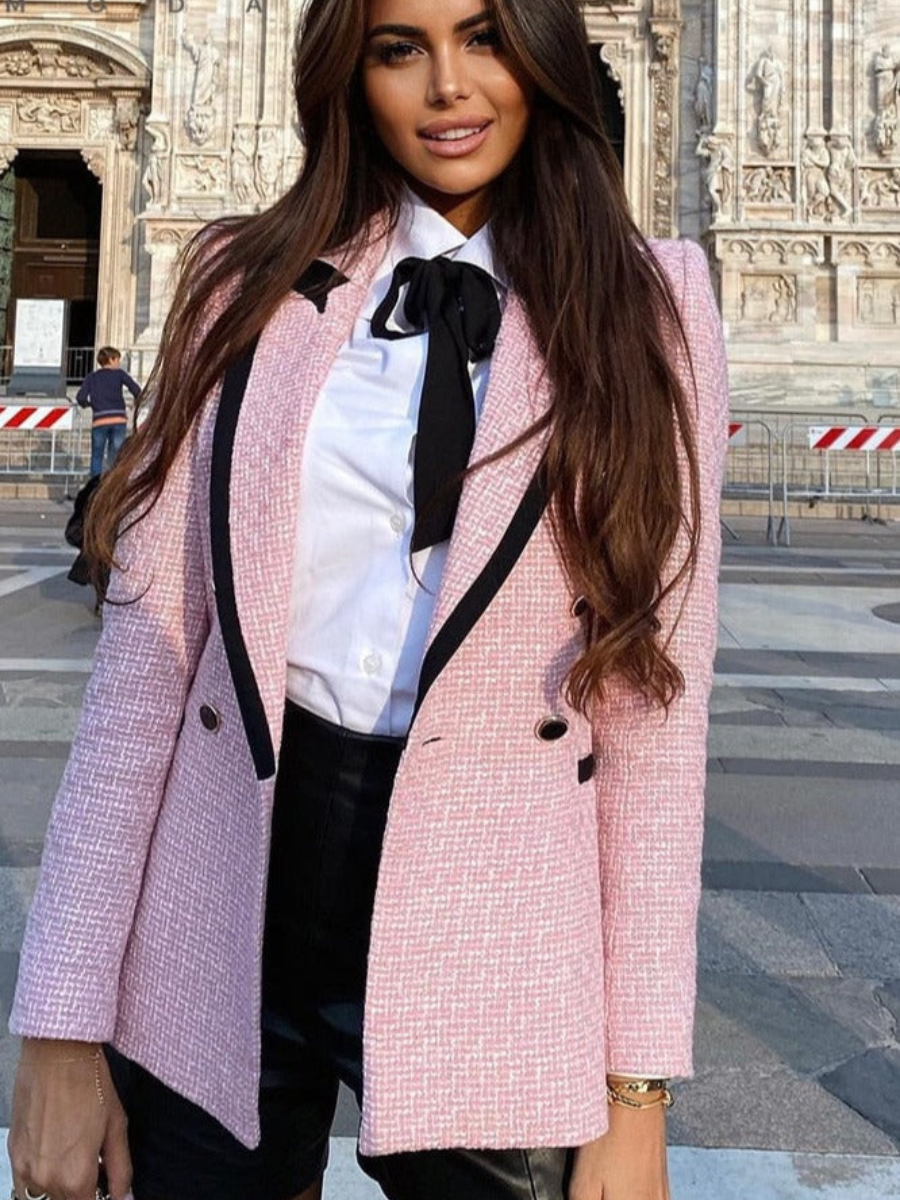 Blazer Duo Modern Tweed Rose