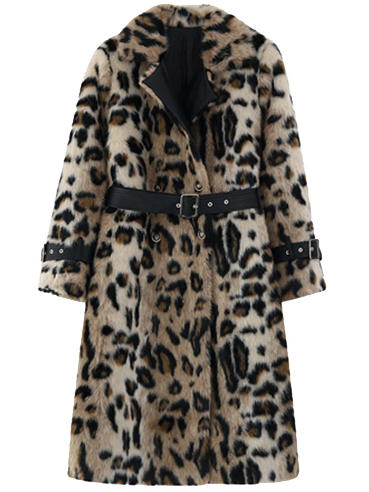 Casaco Sobretulo de Pelos Animal Print Modern Leopard - OUTONO/INVERNO