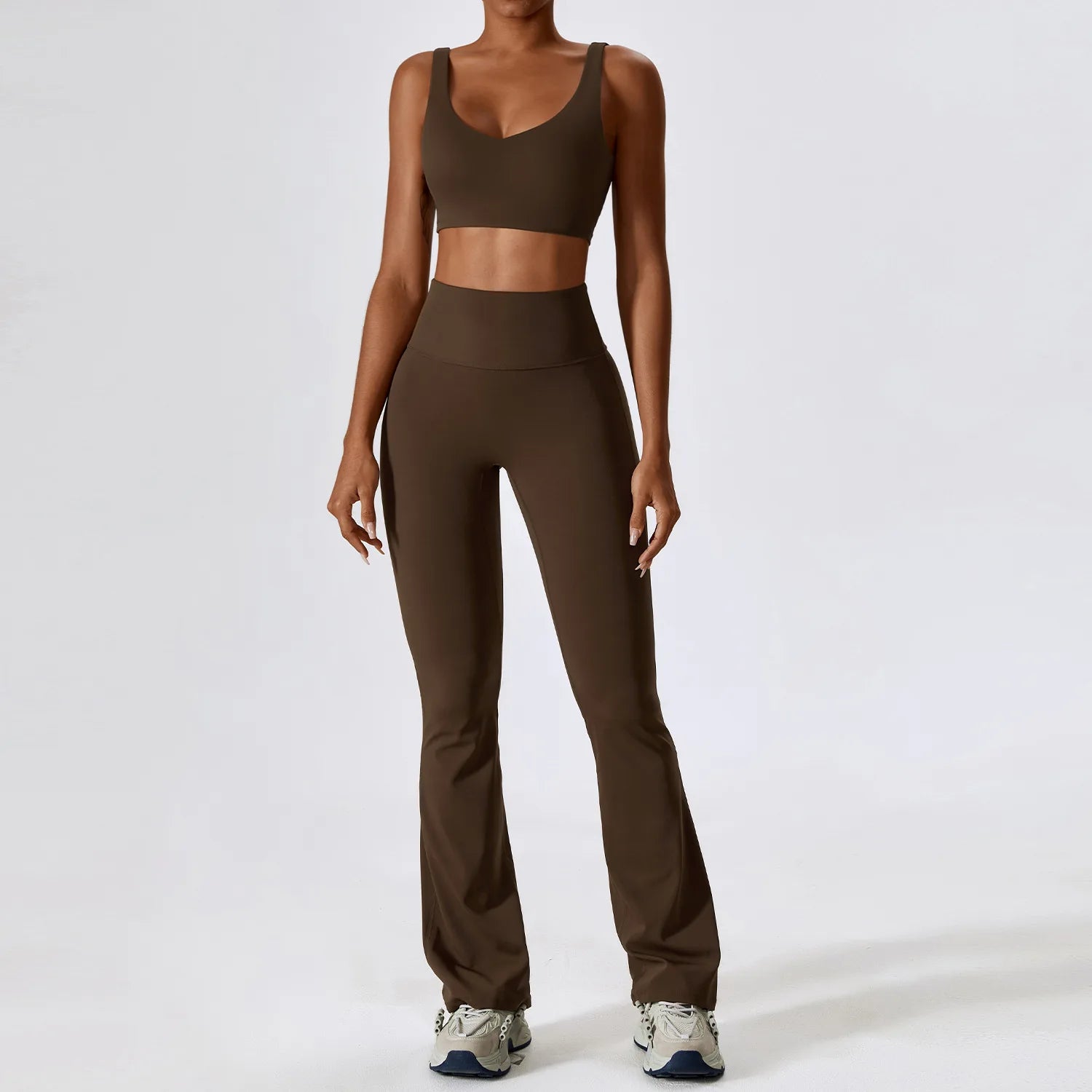Conjunto Top Regata e Calça Flare Modern Motion