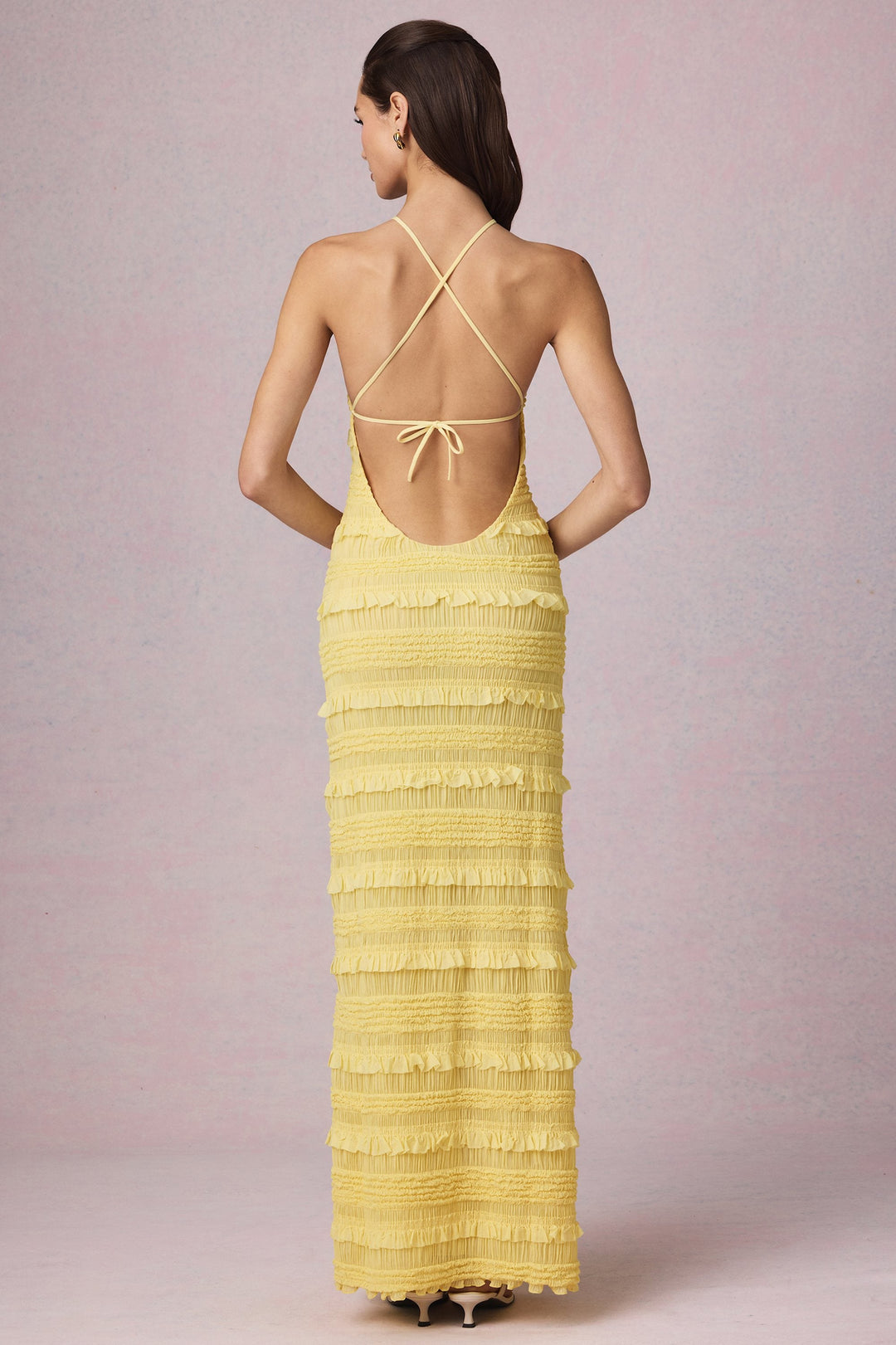 Vestido Longo Costas Aberta Modern Mayra