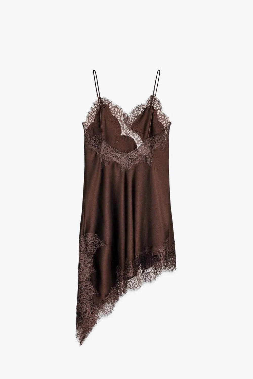 Vestido Curto Cetim Tendência Modern Daily