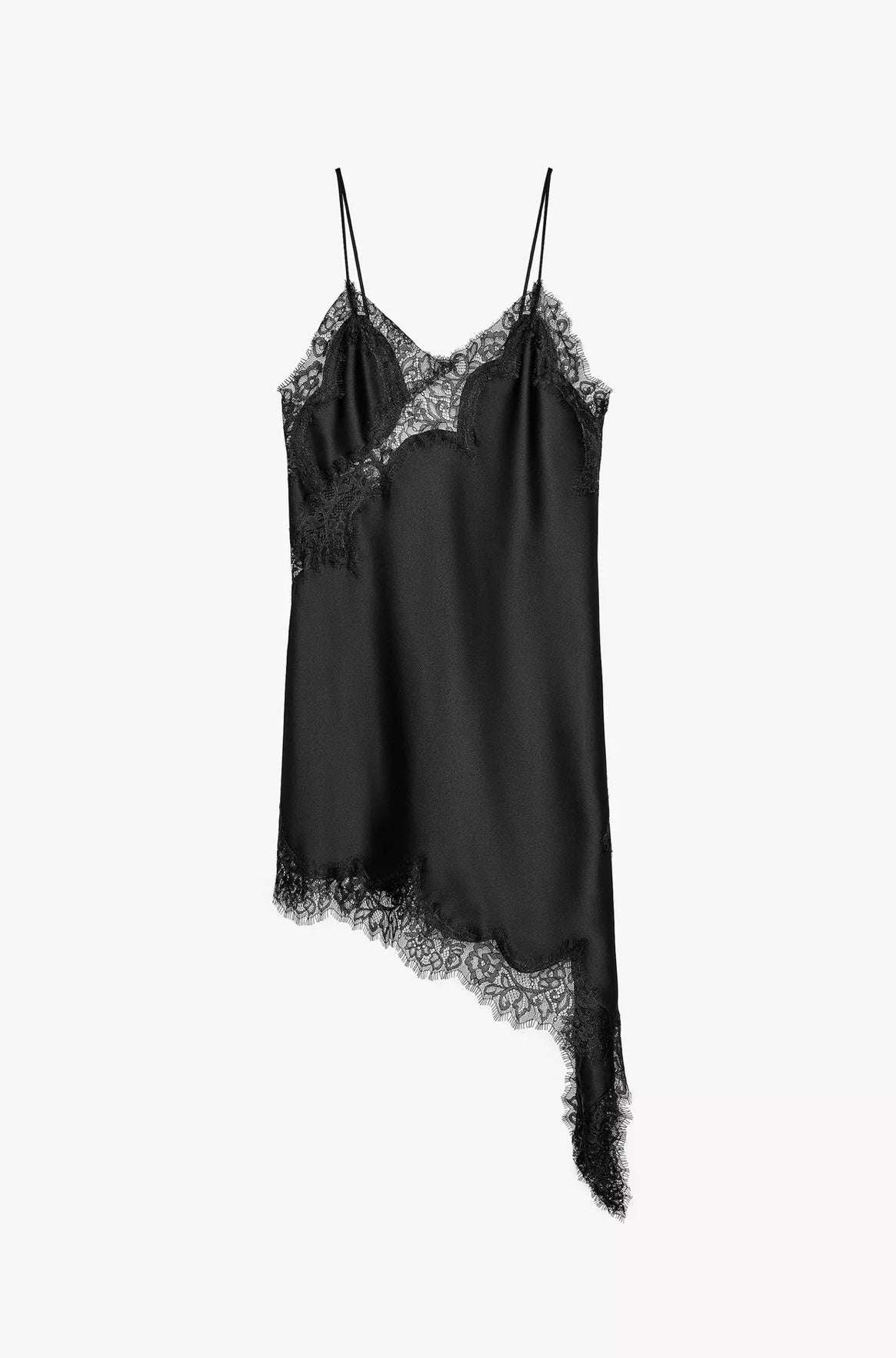 Vestido Curto Cetim Tendência Modern Daily