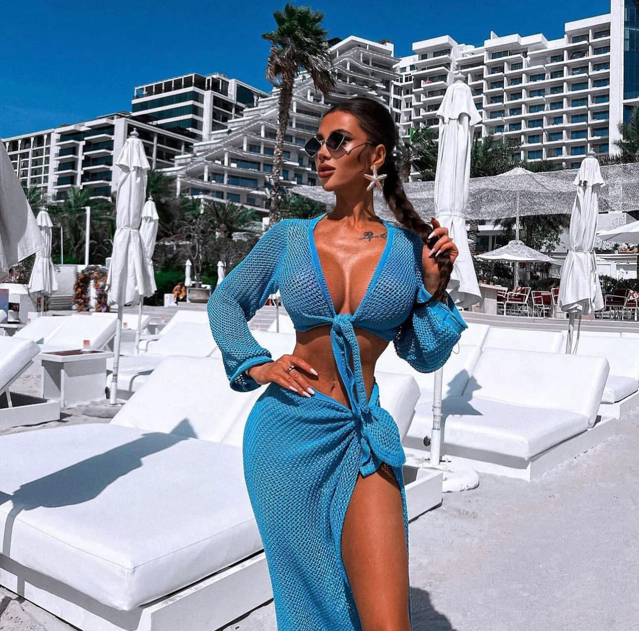 Conjunto Cropped e Saia Praiano Modern Kyra - OASIS