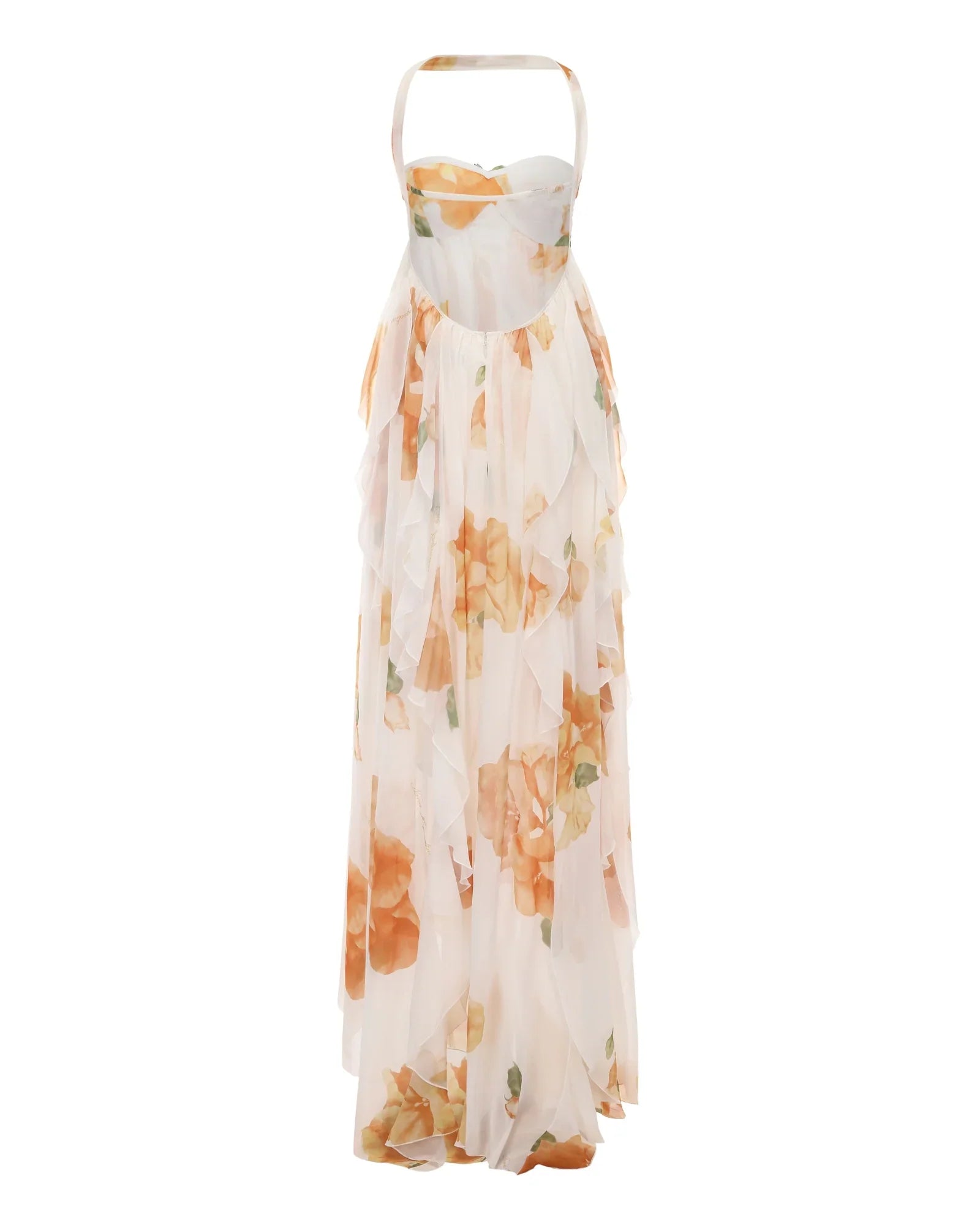 Vestido Com Babados Tendência Modern Ariel