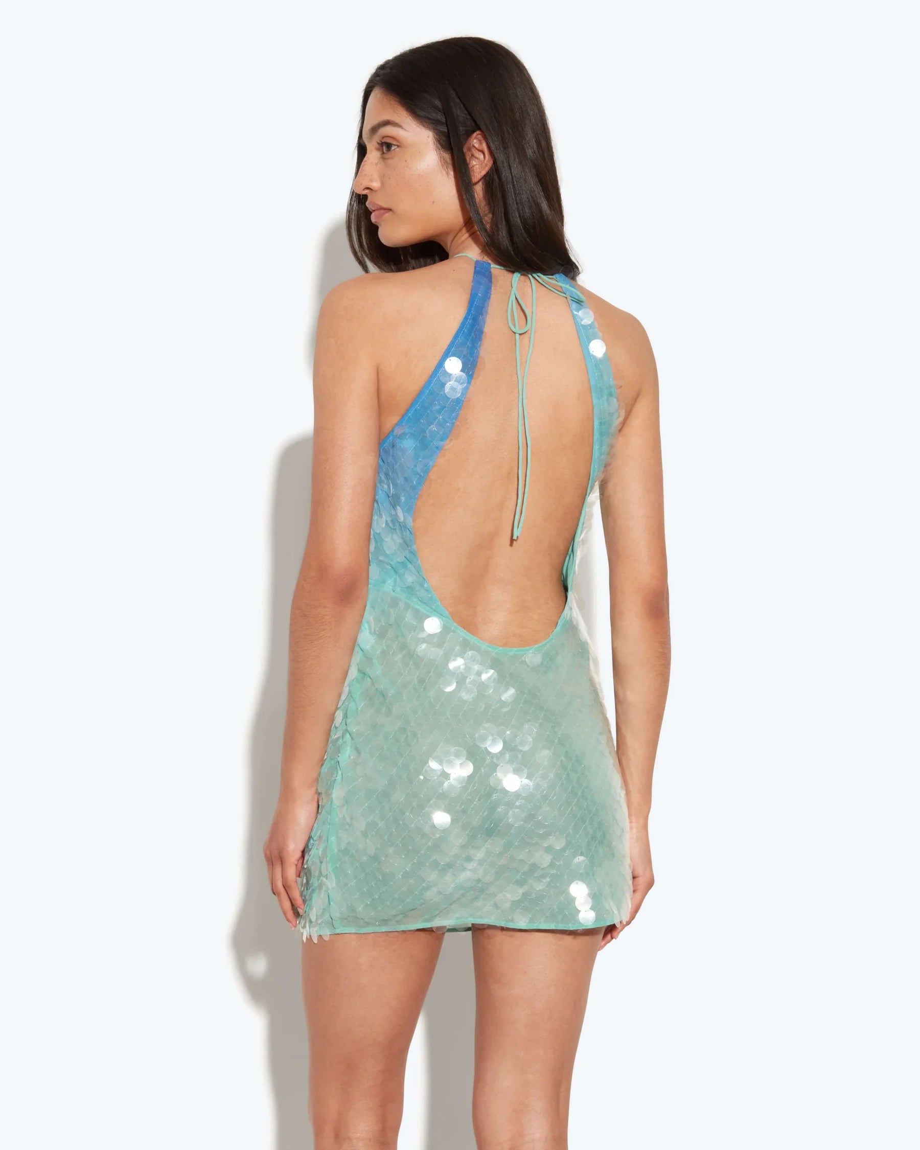 Vestido Curto Paetê Degradê Modern Ariela