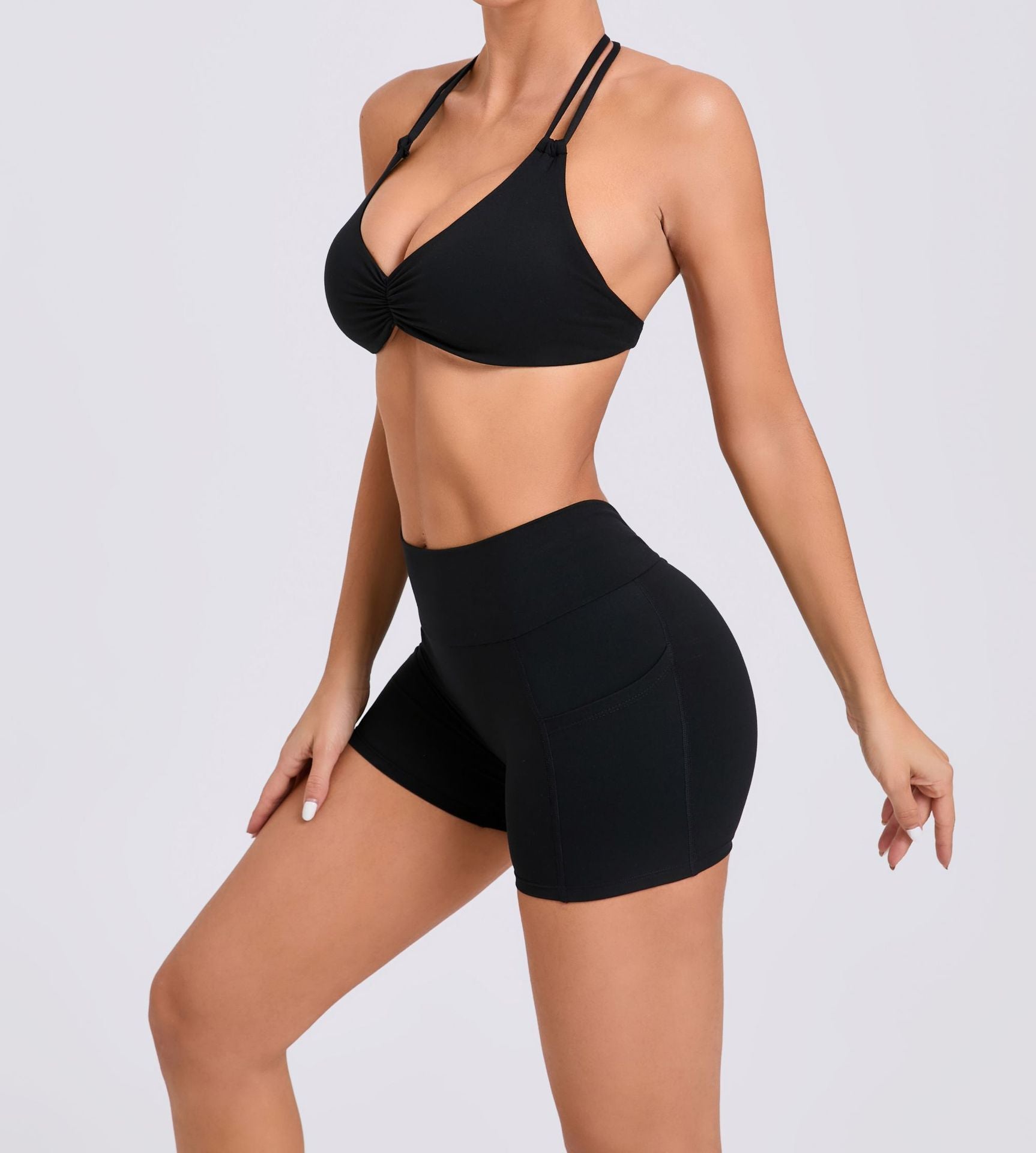 Cojunto Top e Cropped Empina Bumbum Modern Fanny