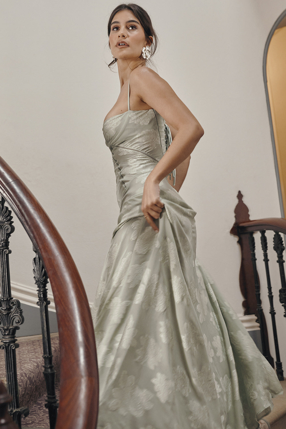 Vestido Longo Modelador com Amarrações Corselet Modern Selena - GOLDEN ERA