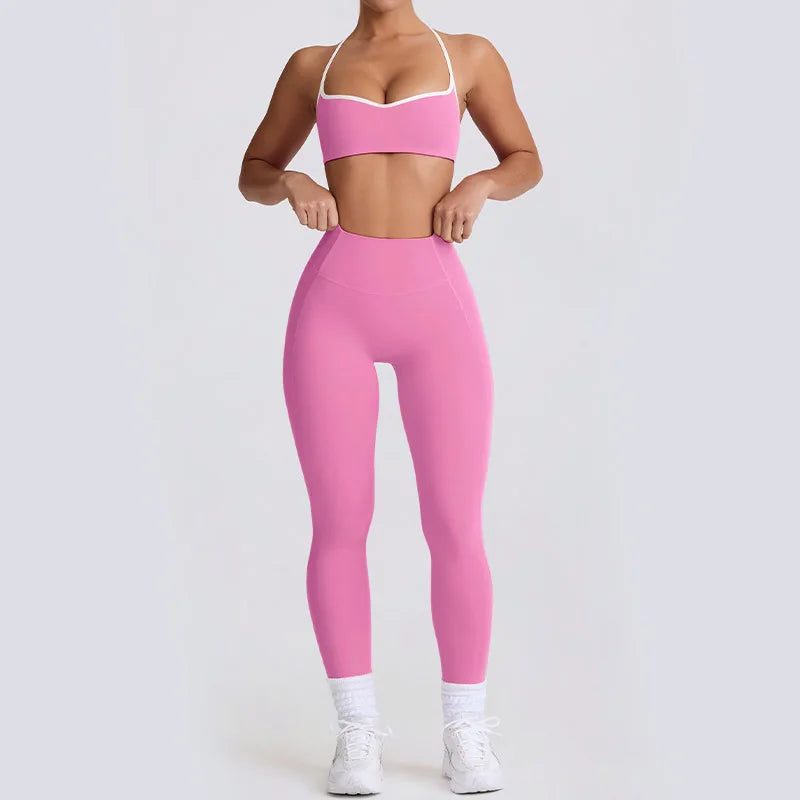 Conjunto Top Push Up e Legging Modeladora Modern Love
