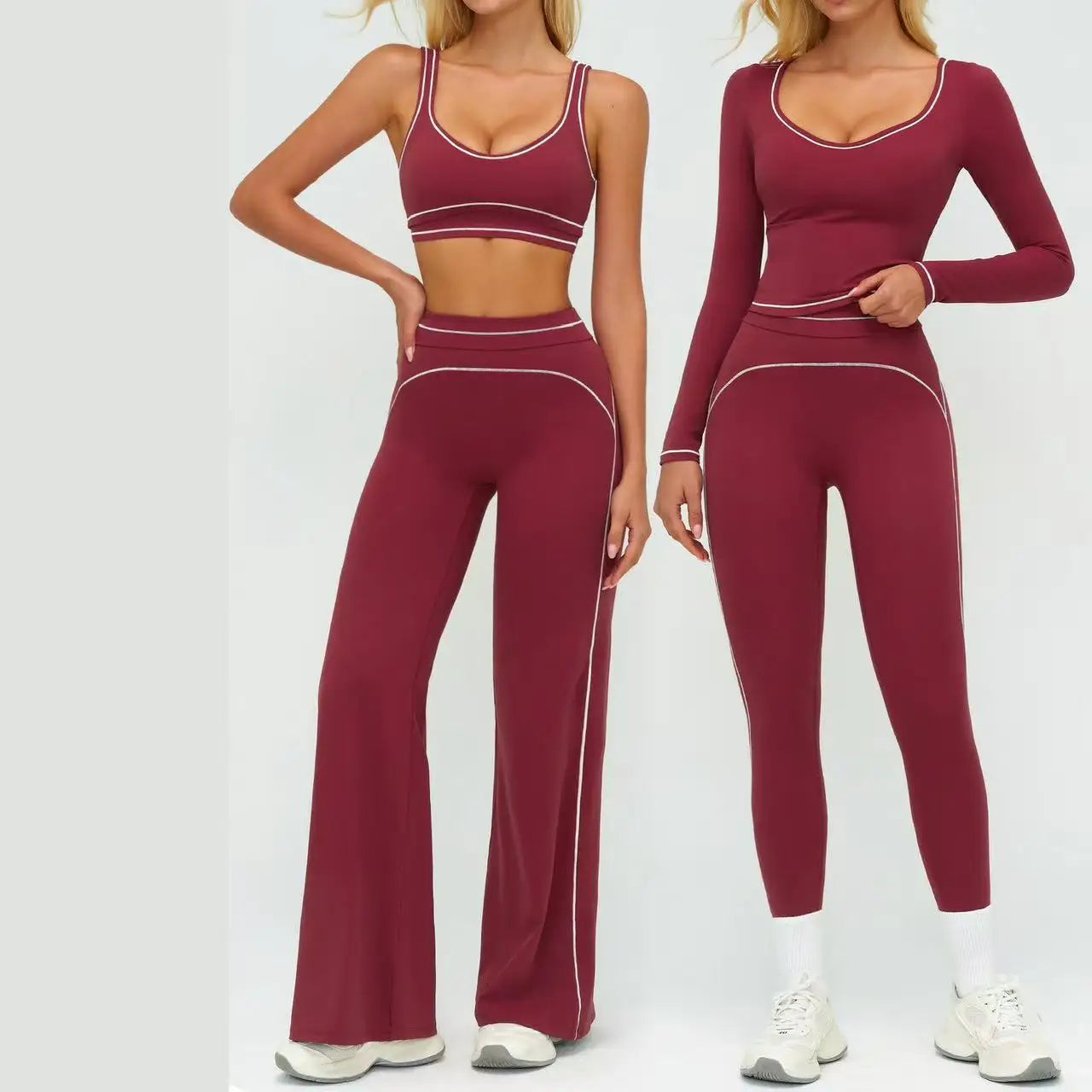 Top Push Up com Calça Flare Modeladora Modern Alô