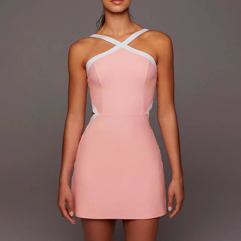 Vestido Esportivo com Shorts Modern Aline