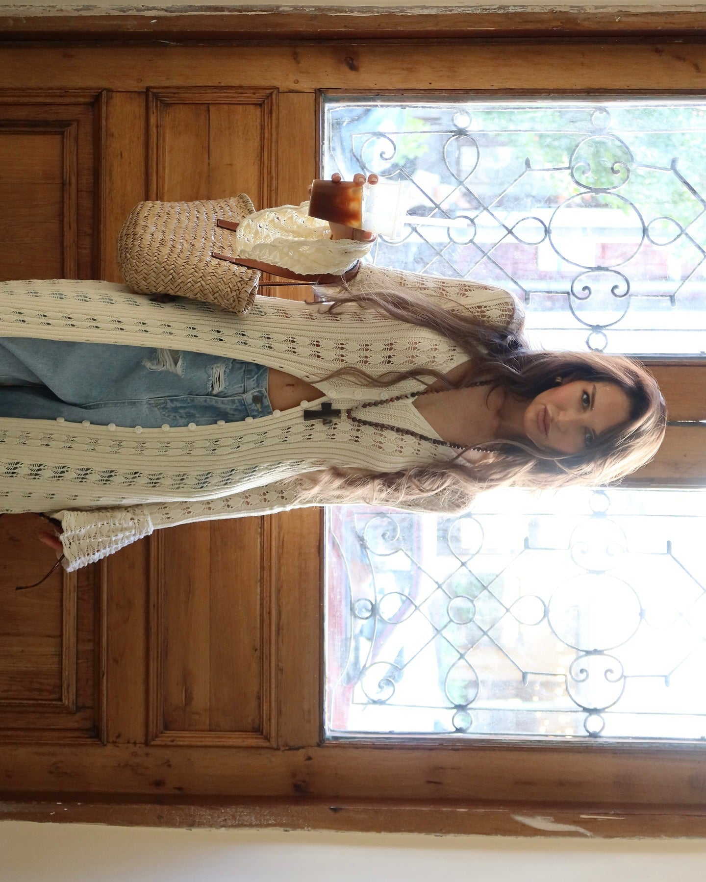 Vestido Longo Bata Cardigã em Tricô Modern Emily