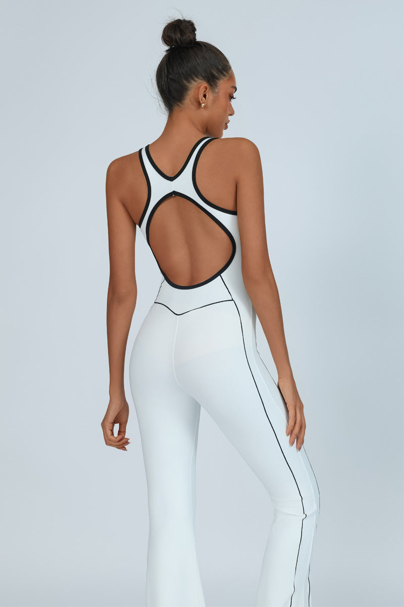 Macacão Flare Costas Aberta Modern Aysha - FITNESS