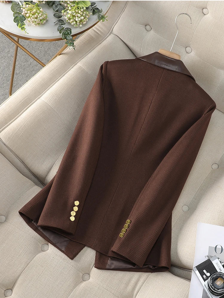 Blazer Feminino Alfaiataria Clássico Modern Viviena