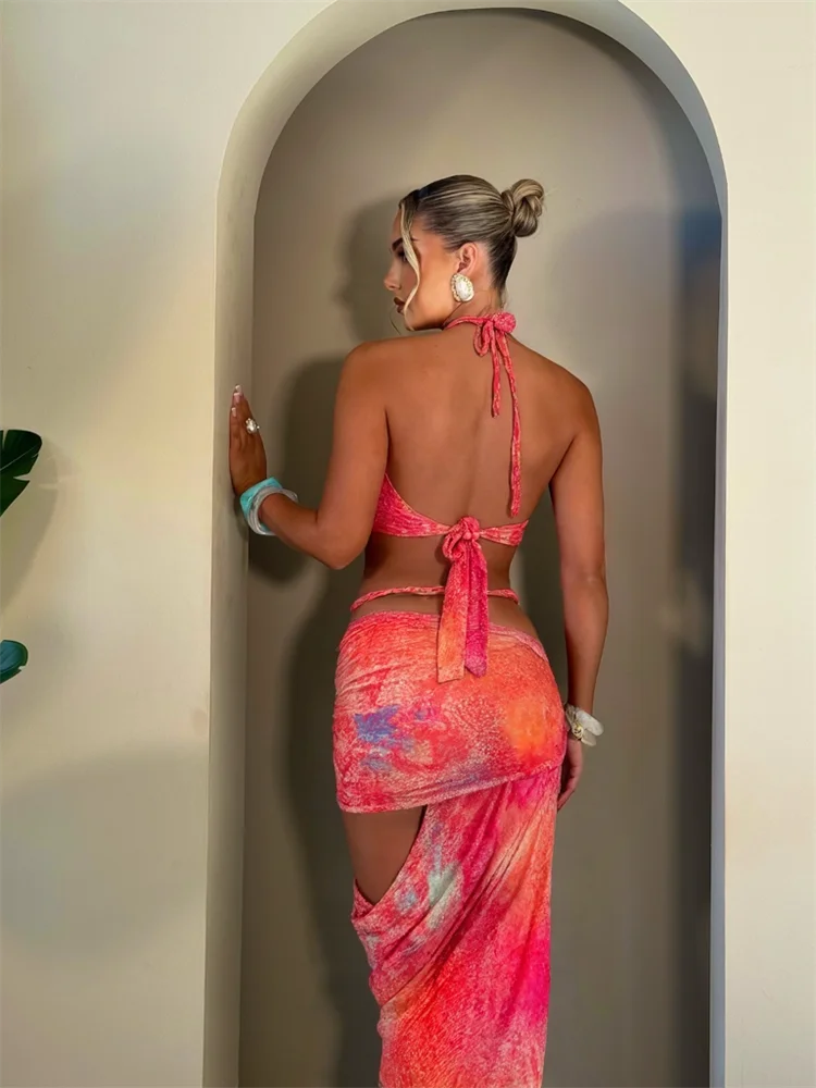 Conjunto Top e Saia Longa Modern Sandy