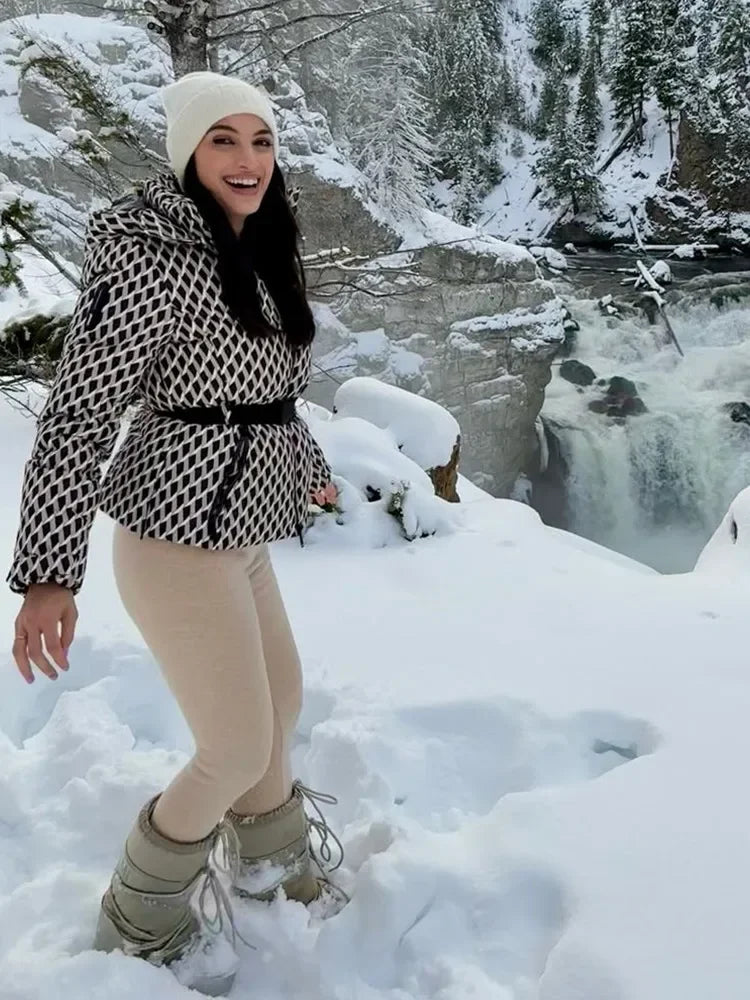 Jaqueta Térmica Acolchoada Grossa à Prova de Vento Modern Lessa - OUTONO/INVERNO