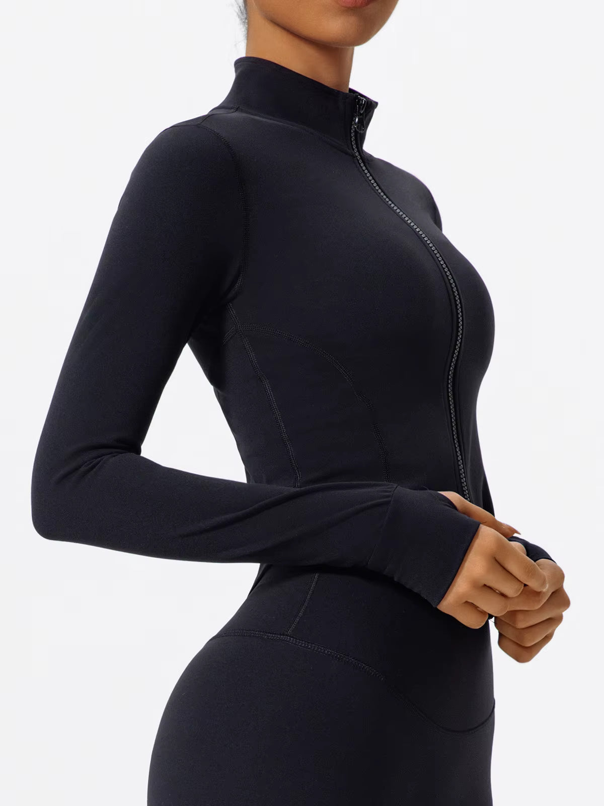 Conjunto Jaqueta Modeladora e Calça Legging Cós Alto Modern Sports