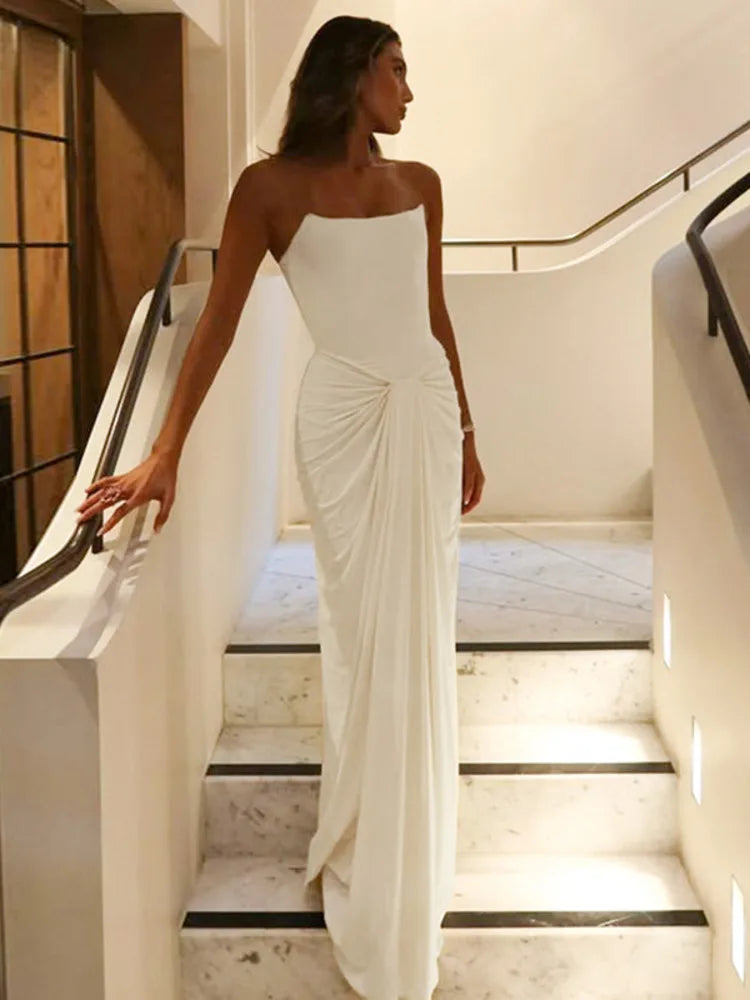 Vestido Longo Corselet Modern Vanilla