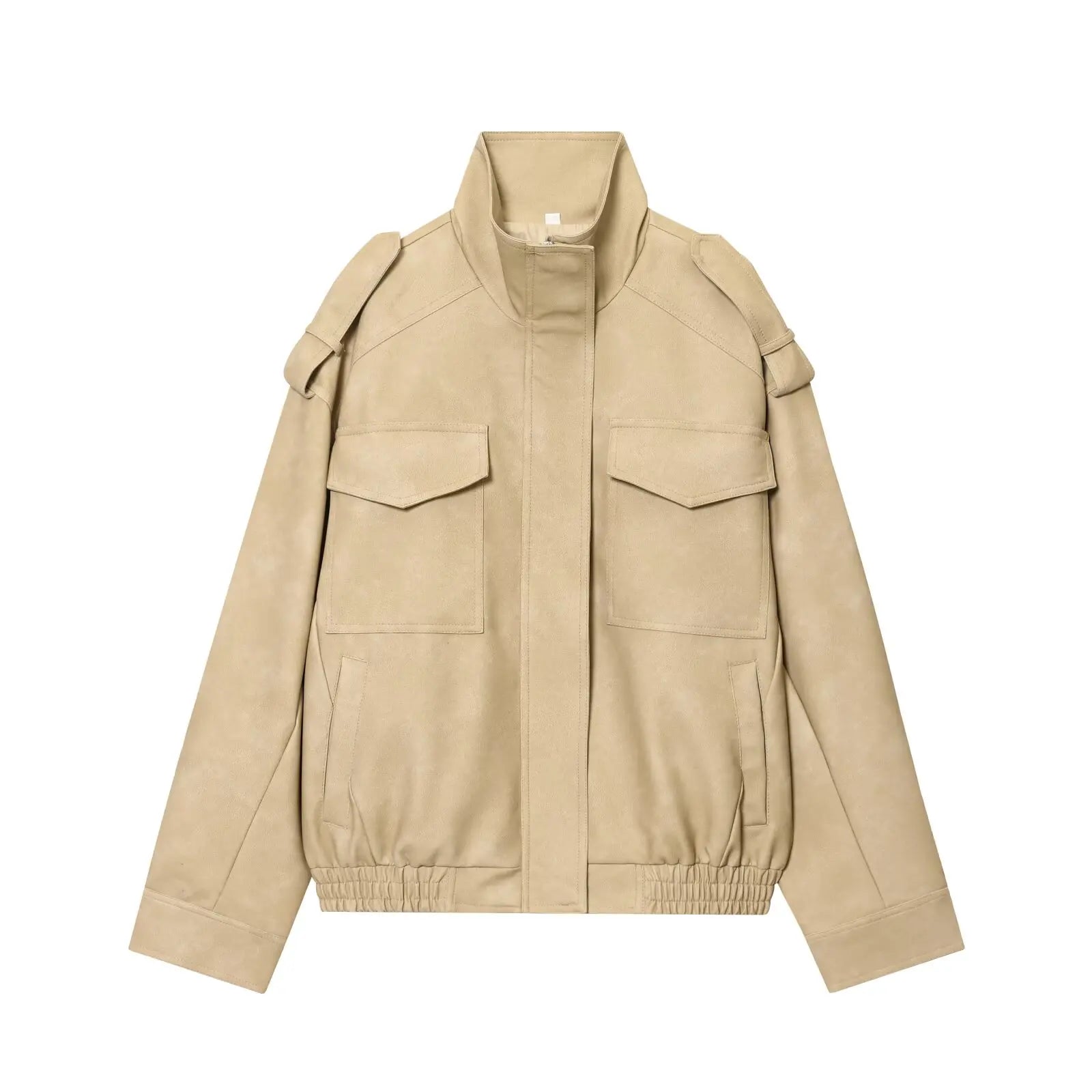 Jaqueta Feminina Oversized Suede Premium Modern Bellagio