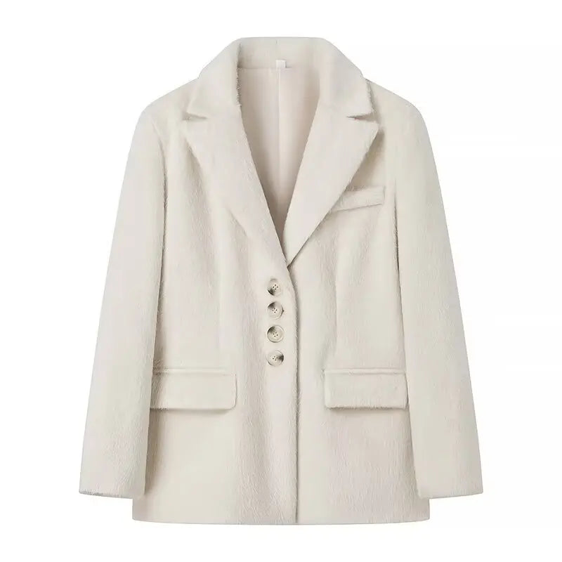 Blazer Feminino Peluciado Modern Soft - OUTONO INVERNO