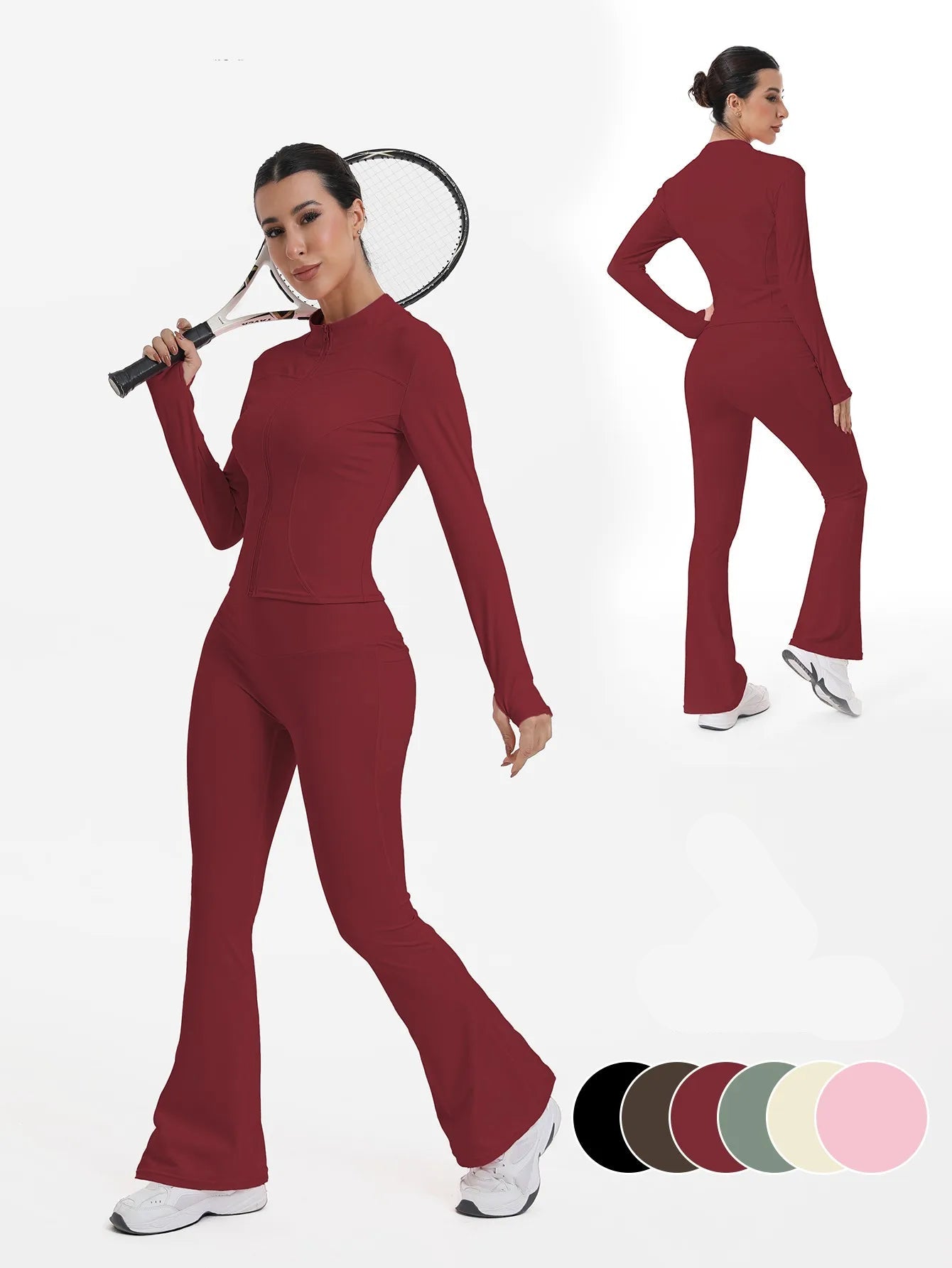 Conjunto Jaqueta e Calça Flare Modern Aysha