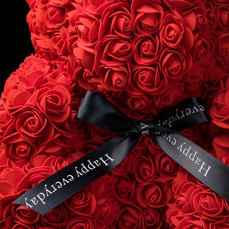 Urso de Rosas Eternas Teddy - 520 Rosas