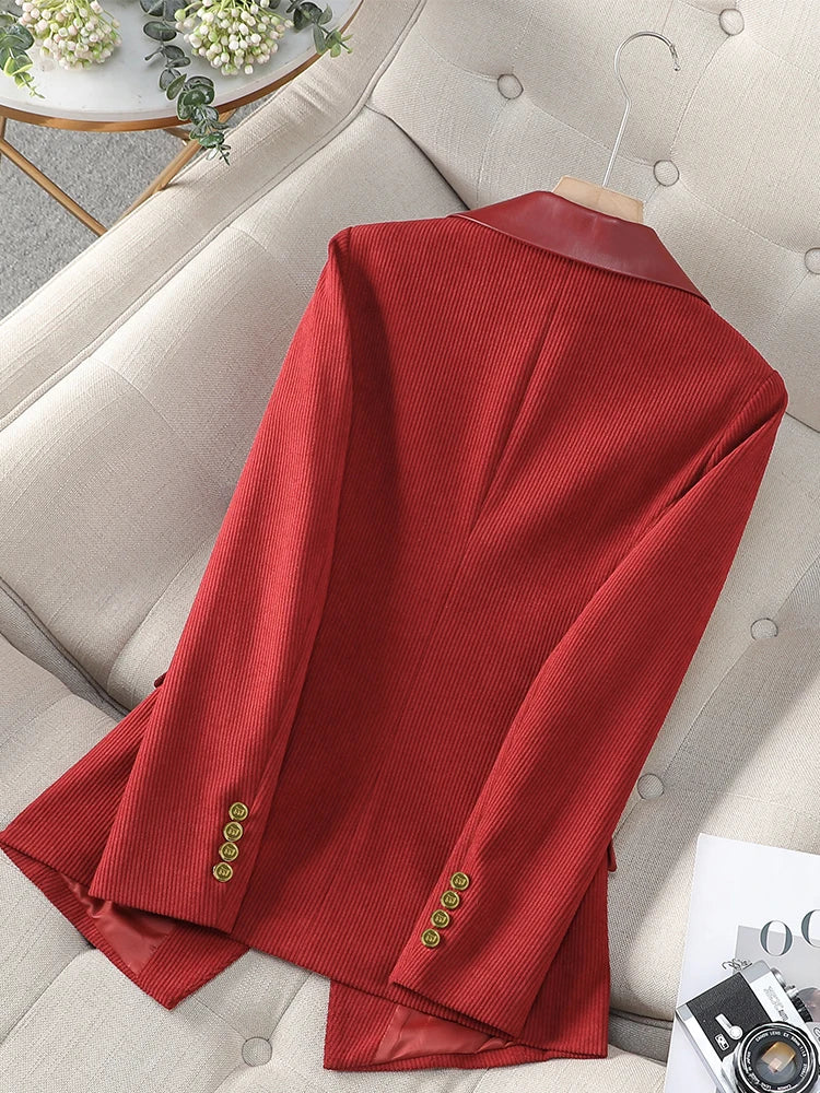 Blazer Feminino Alfaiataria Clássico Modern Viviena