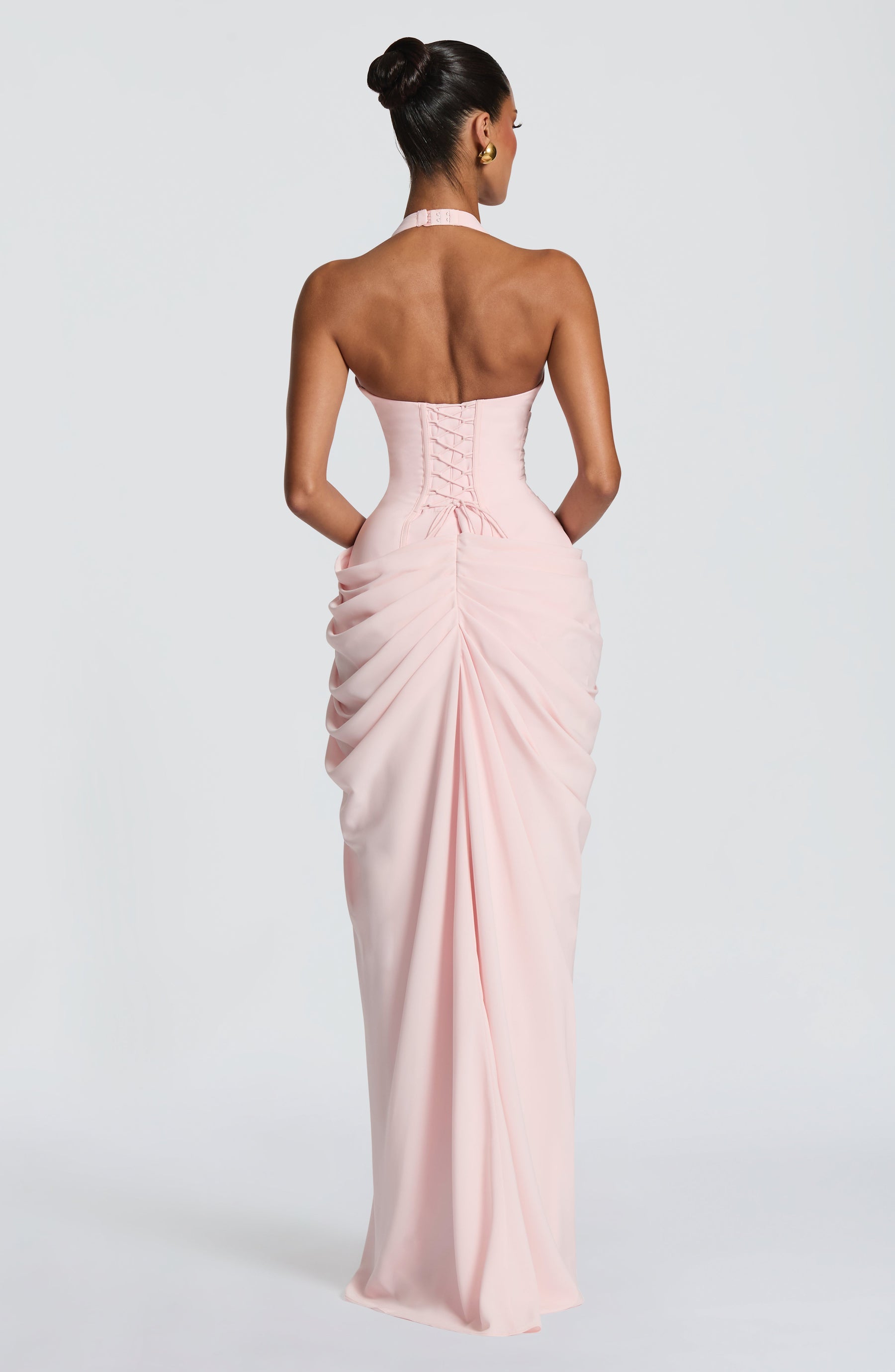 Vestido Longo Corset com Fenda Modern Mireya
