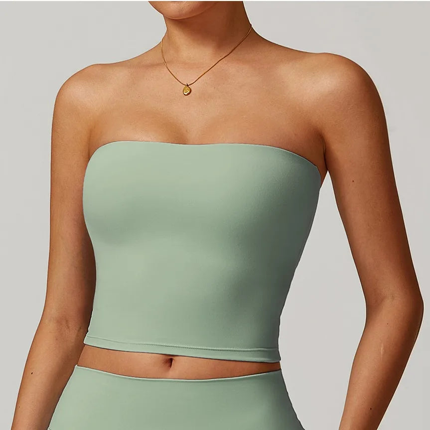 Blusa Sem Alças Modeladora Modern Basic